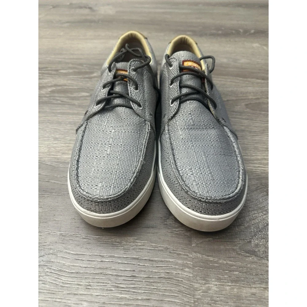 Twisted X Work Shoes Mens Size 11 EcoTWX Composite Toe Gray Loafer Moc Boat